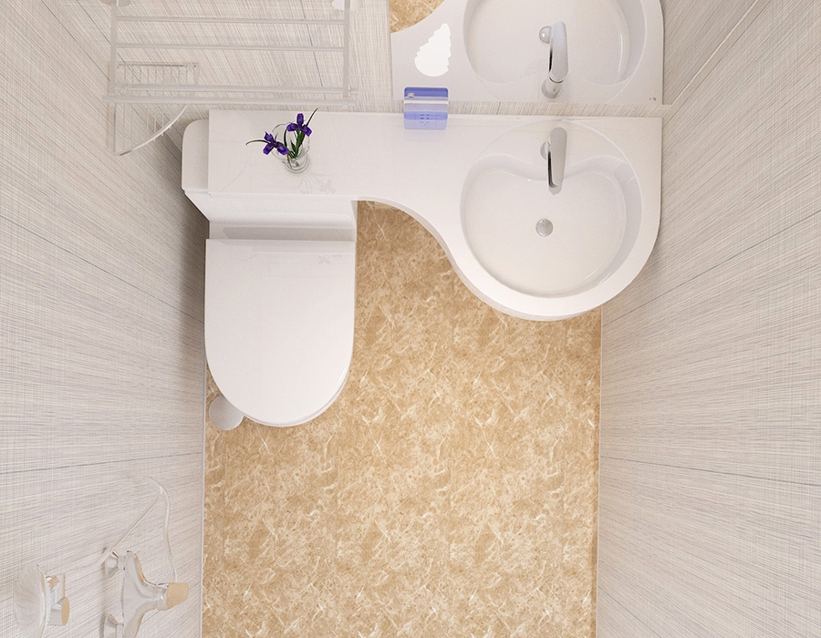 Unidad de baño prefabricada modular de hotel de fibra de resina PEC de panel completo