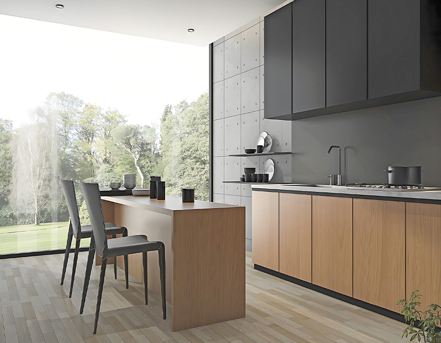 Cocina integrada prefabricada