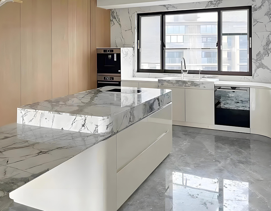 Vainas de cocina prefabricadas con panel de pared PEC