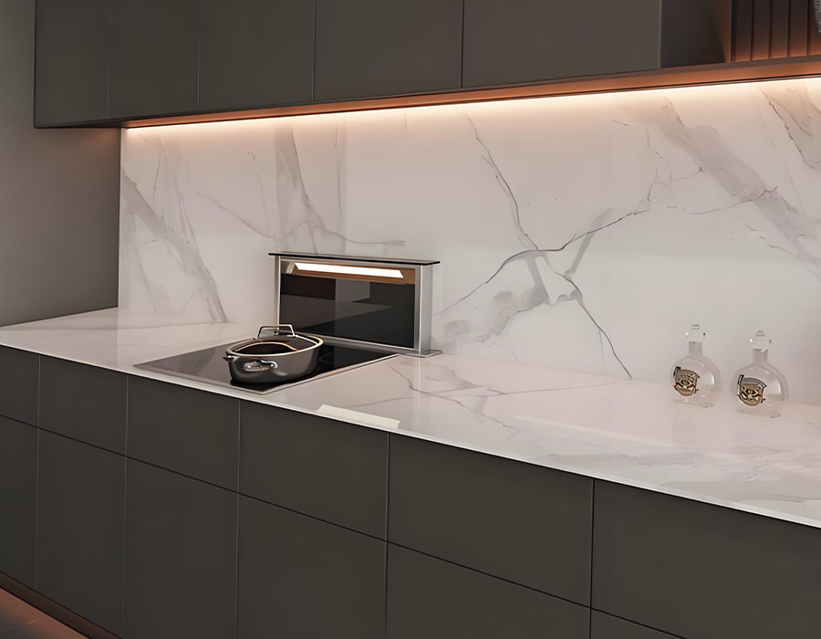Vainas de cocina prefabricadas con panel de pared PEC