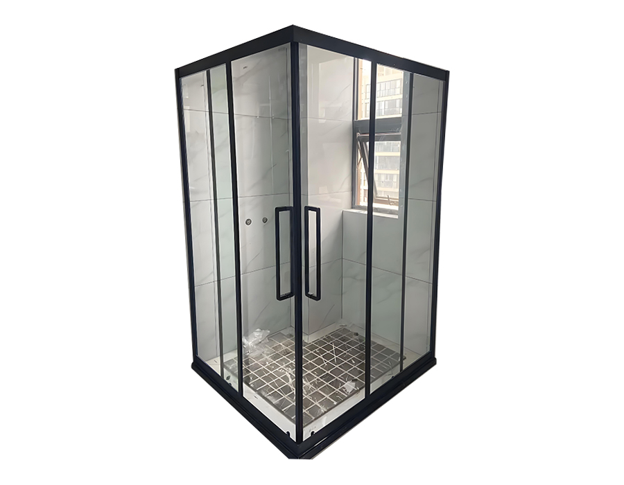 Cuarto de baño prefabricado simple del marco metálico/cuarto de partición de ducha
