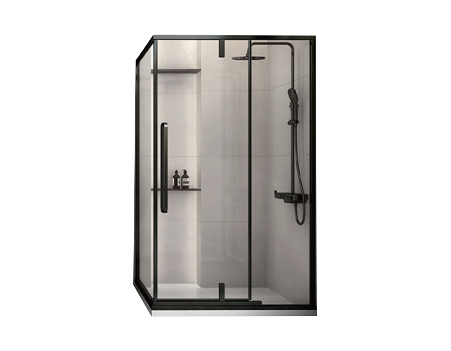Cuarto de baño prefabricado simple del marco metálico/cuarto de partición de ducha